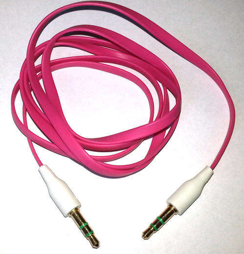Aux Pink Cable - 1 m