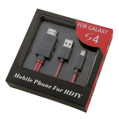 Samsung Galaxy S4 i9500 / S5 i9600 HDMI TV Out Adapter MHL Media Adapter Kit for S4 / S5