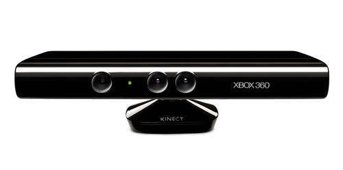 XBOX 360 Kinect Sensor with Power Supply and Kinect Adventures Game