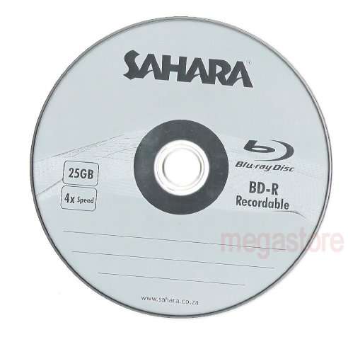 Sahara Blu-Ray Discs BD-R 1-4X 25GB 20Pk Spindle