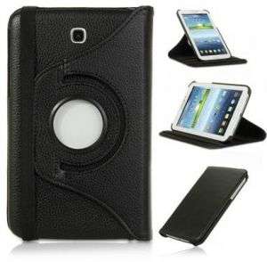 Samsung Galaxy Tab P3200 Black Rotating Cover