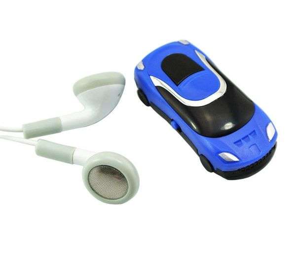 Mini Car Mp3 Player with Micro SD Slot - Various Colours