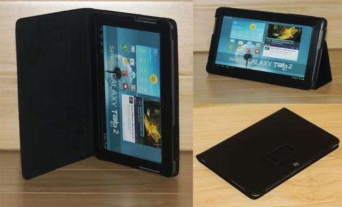 Samsung Galaxy Tab 10.1 P7500 P7510 Black Book Cover
