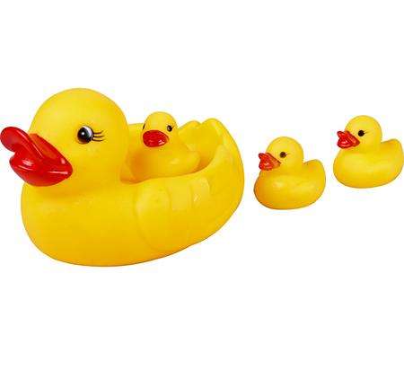 Bath Toy Duck Set 4Pc