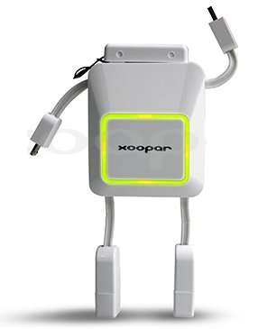 Xoopar External Power Bank - 2000mAh - For iPhone / iPad / Blackberry / Samsung / HTC powerbank