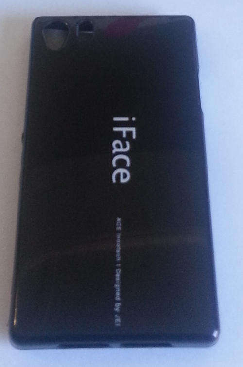 Sony Xperia Z1 - L39H Iface TPU Cover - Black and Pink