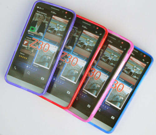 Cheapest!!! Blackberry Z30 TPU Cover - Purple / Red / Pink / Blue