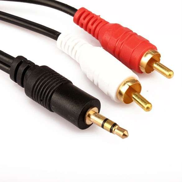 3.5mm Stereo to 2 RCA / 2 RCA to Headphone Jack Cable