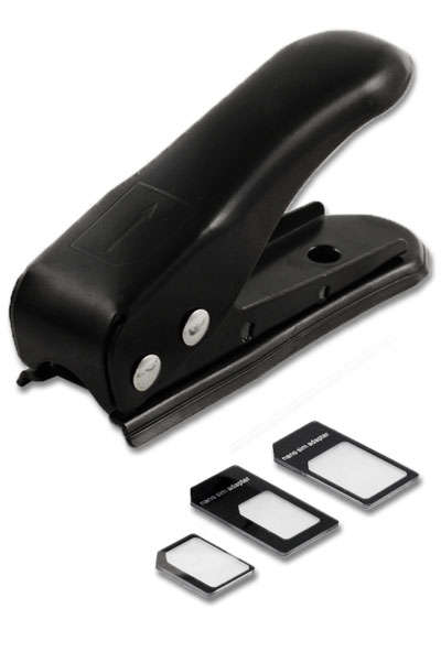 Dual Sim Card Cutter - Micro Sim and Nano Sim Cutter Two-in-One - Free Sim Converter Kit