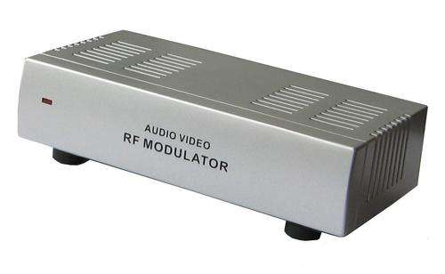 RF Modulator - Stereo Composite Yellow Red White AV to Coax (Aerial) Converter