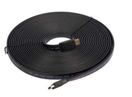 1080P HDMI to HDMI Cable - 10m - Flat
