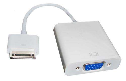 iPad 2 / 3 / 4 / iPhone 4S to VGA Converter