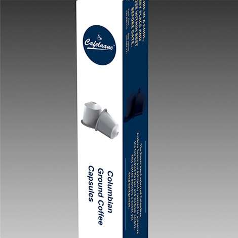 Cafelaane Columbian Ground Coffee Pods - Dark Roast