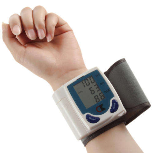 Automatic Wrist Watch Compact Digital Blood Pressure Monitor