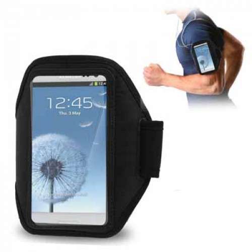 Sports Armband for Samsung Galaxy S3 i9300 / S4 I9500 - Black
