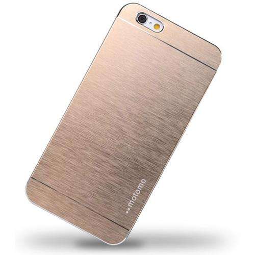 Apple Iphone 6 Aluminium Brushed Metal Hard Case - Gold