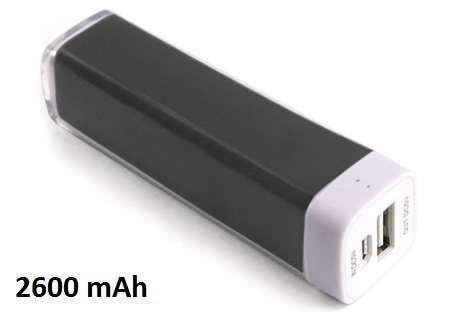 Power Bank 2600 MAH 2 AMP for Cellphone / Tablet / GPS / Game Consoles