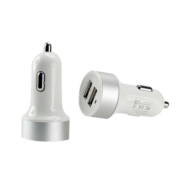 Dual Port USB Car Charger 2.1A