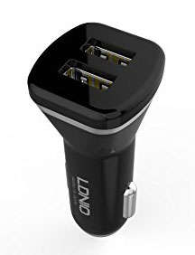 LDNIO 2.1A Dual USB Car Charger with Micro Cable