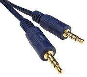 Aux Cable 3.5mm Stereo Male to 3.5mm Stereo Male - 10cm