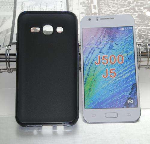 Samsung Galaxy J5 Black TPU Back Cover
