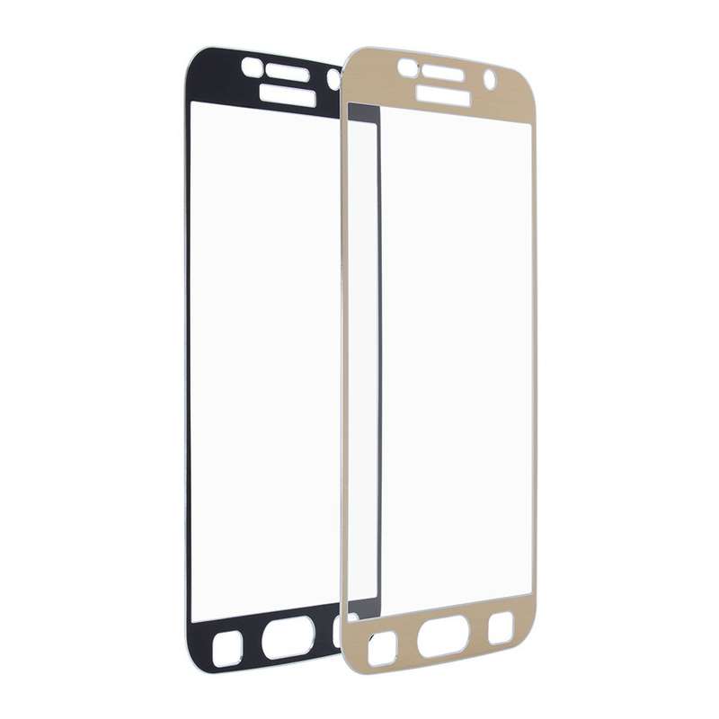 Tempered Glass Screen Protector for Samsung Galaxy S6- Black or Gold