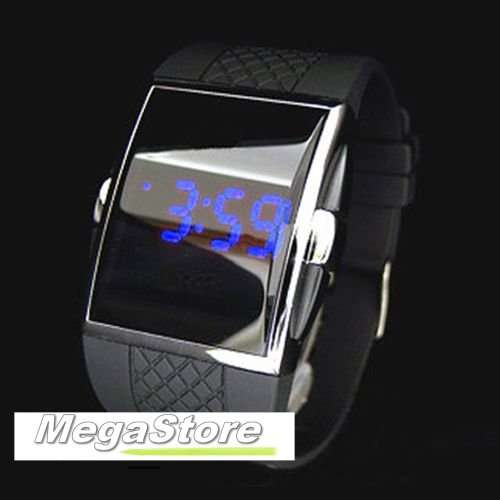 Stylish Ultra Modern Watch with Retro Blue LED Display | Exclusive to Megastore!!