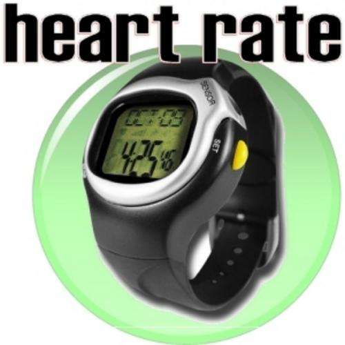 Digital Watch with Heart Rate / Pulse Monitor | Black