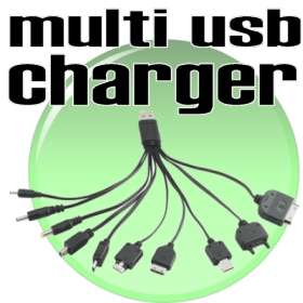 Universal USB Charger Cable >> Blackberry Nokia IPhone Ipod