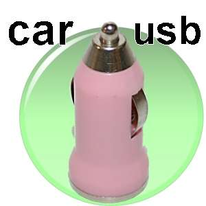 Pink 12v Mini USB Charger | Power Charge any USB Device in Car