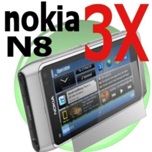 ProGuardz 3-Pack Crystal Clear Screen Protector for Nokia N8
