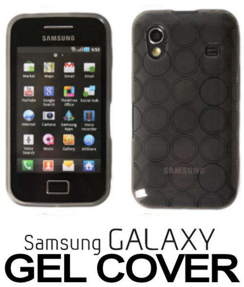Dark Grey Samsung Galaxy Ace S5830 S Line Gel Pouch Case Cover