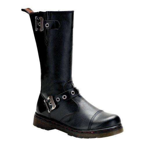 "Demonia" Men's Motorcycle Combat Boot w/Inner Zipper FREE shipping