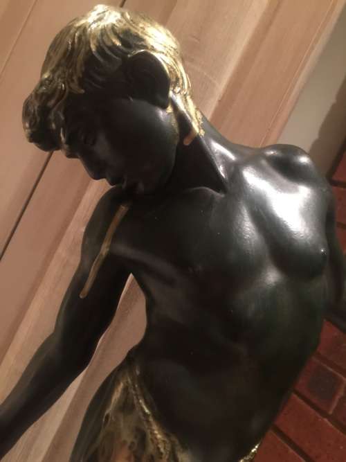 SPELTER FIGURINE