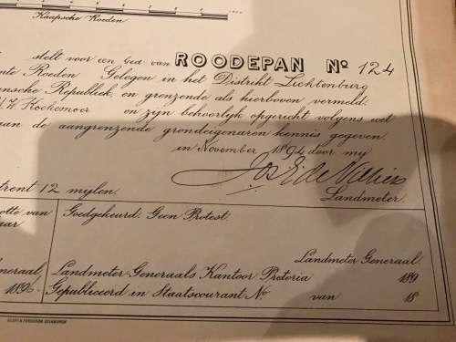 1896 LAND GRANT
