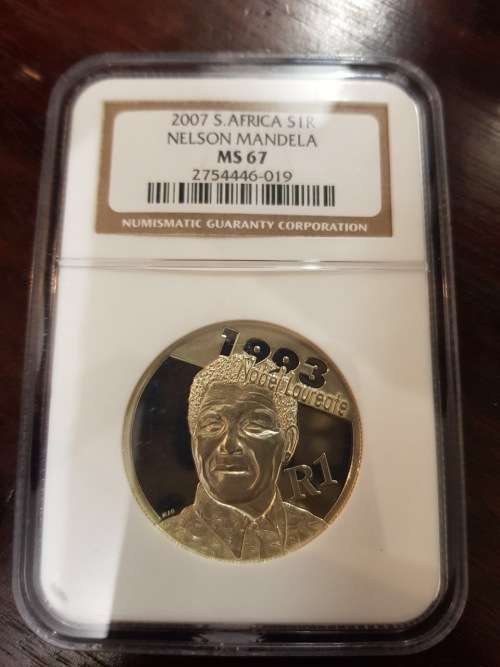 2007 MANDELA R1 ( MS 67 )