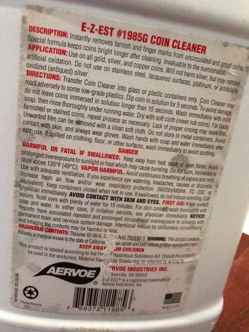 3.85 L  COIN CLEANER  E+ Z  * EST