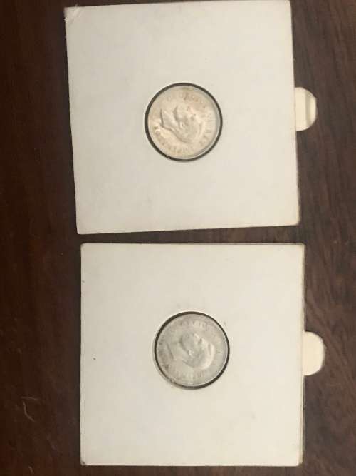 2 x RARE ERROR ( VARITY) 1943 3D coins
