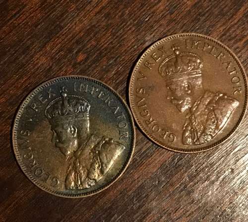 1927 + 1934 UNION PENNY,s