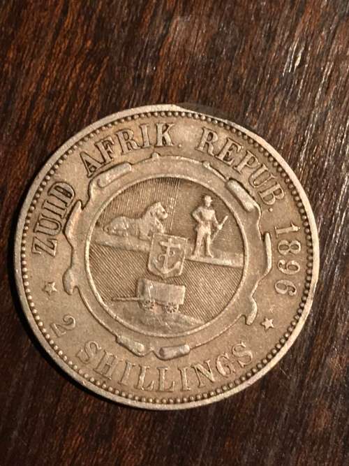 1896 ZAR 2 SHILLING