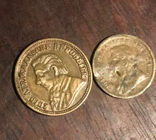 ZAR POND + 1/2 POND ( token )