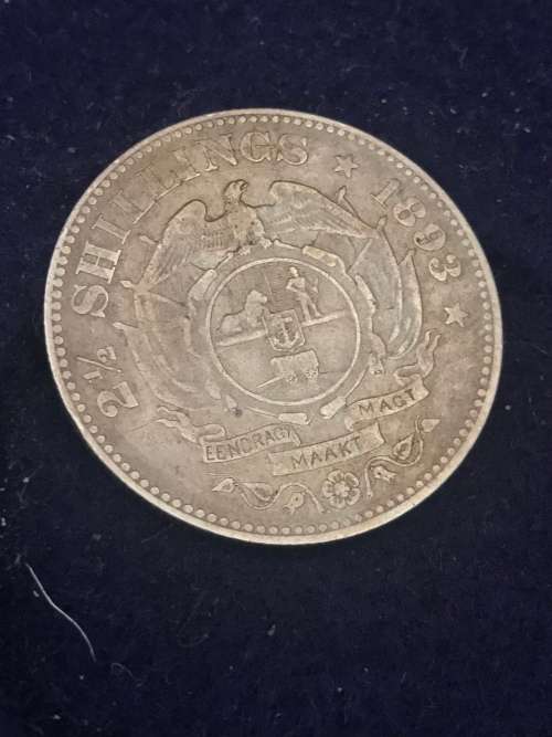 1893 ZAR HALFCROWN ( key date