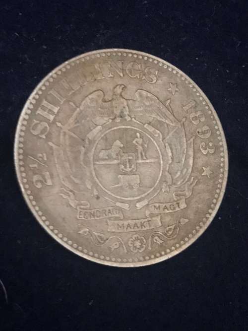 1893 ZAR HALFCROWN ( key date