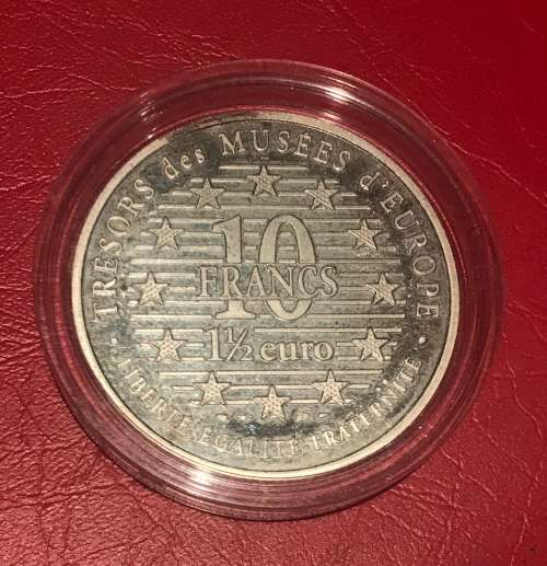 1996 10 FRANCS ( RF ELEPHANT EPQUE SHANG ) SILVER