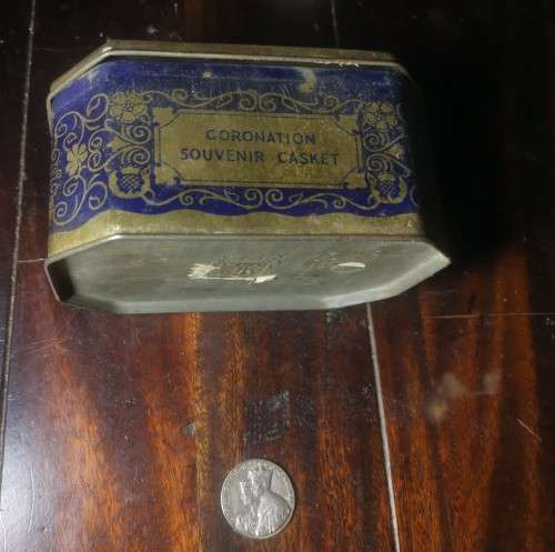 1937 SILVER CORONATION MEDAL &CASKET