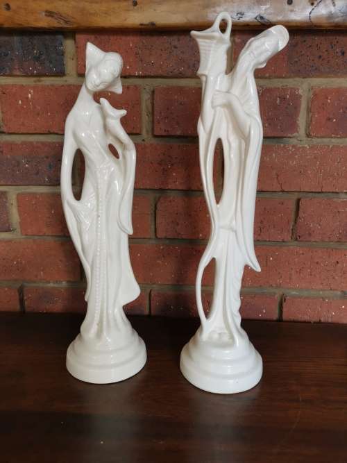 2 X VERY LARGE FIGURINE,S