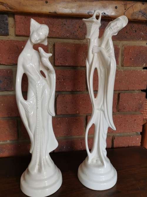 2 X VERY LARGE FIGURINE,S