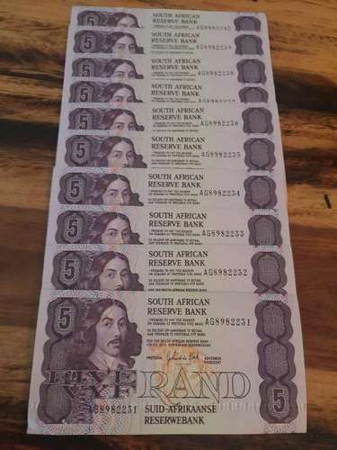 10 x R5 notes in sequence ( G P C DE Koch )