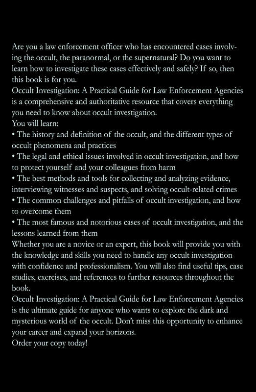 Occult Investigation: A Practical Guide for Law Enforcement Agencies - PDF