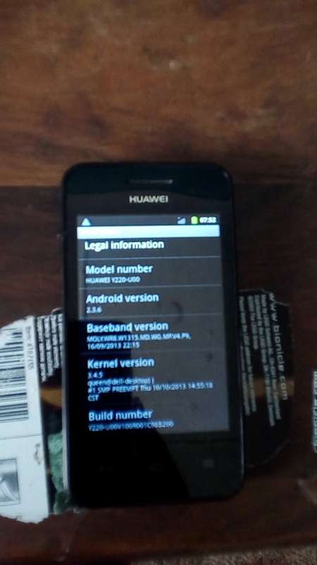 Really Old Huawei cheapy